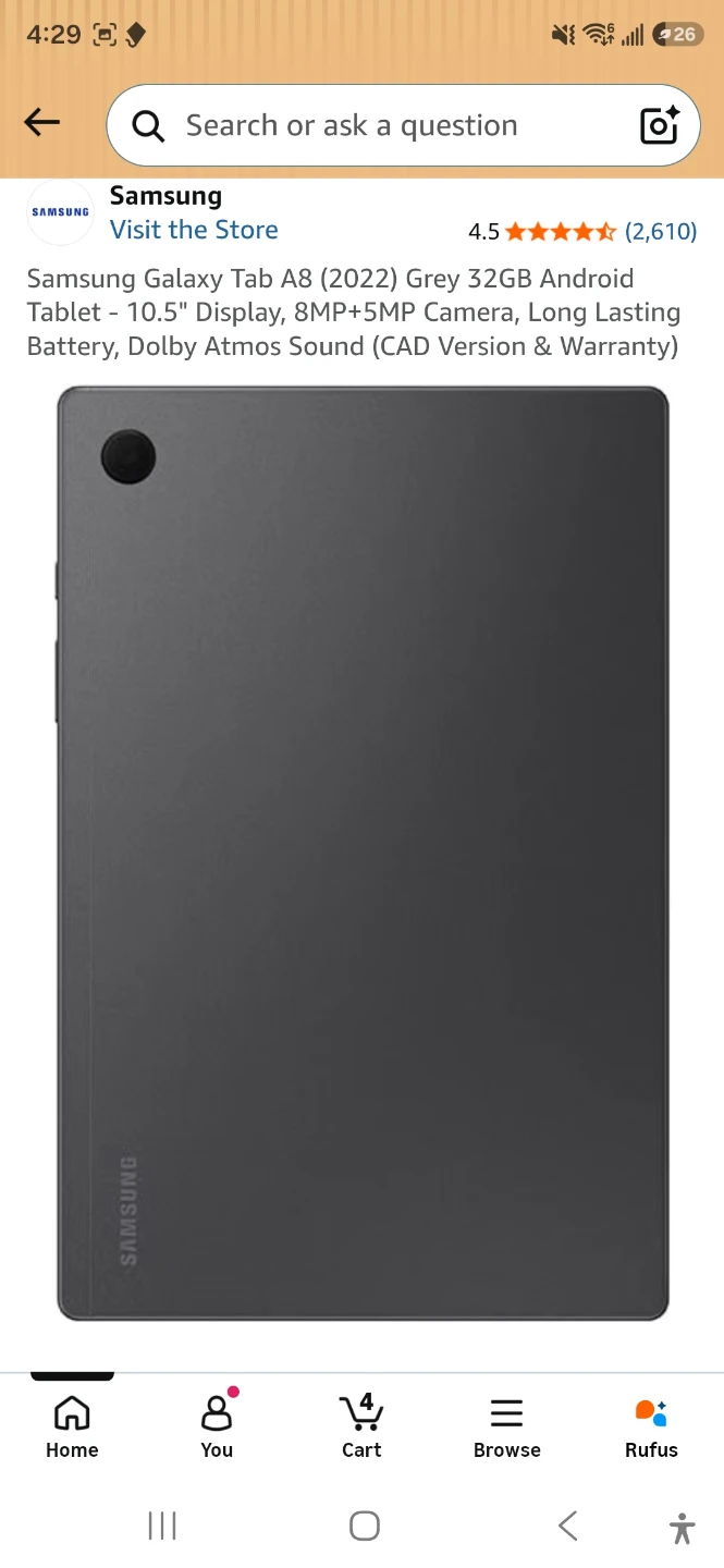 Samsung Galaxy Tab A8 (2022) Grey 32GB - photo 2