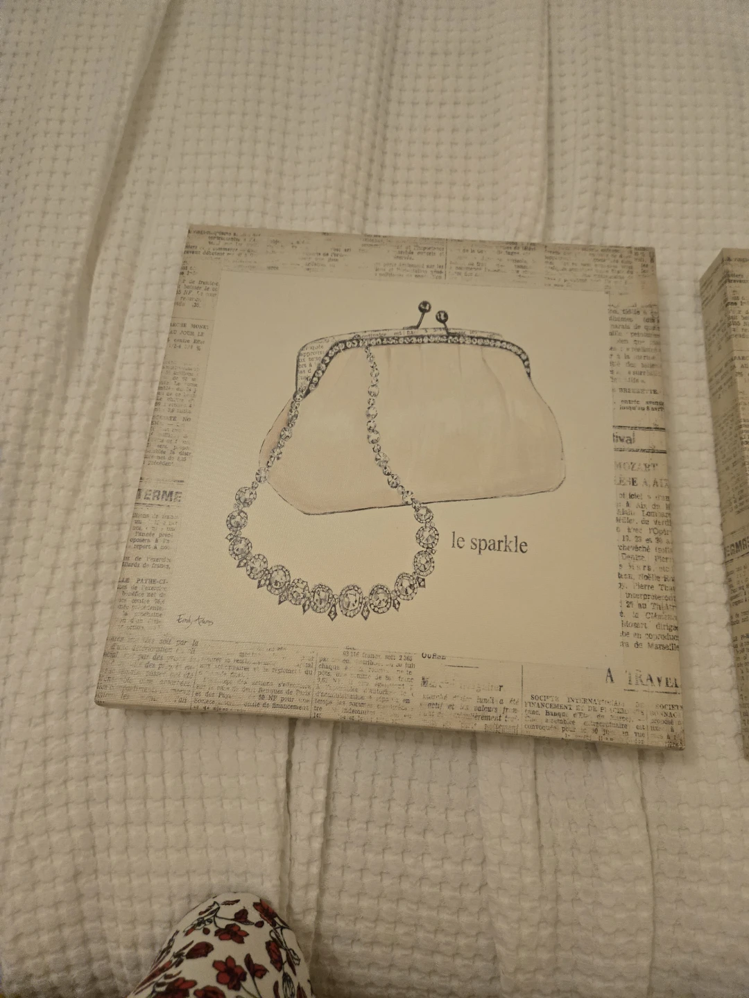 Set of 2 Paris Themed Wall Art Canvas Prints - photo 2