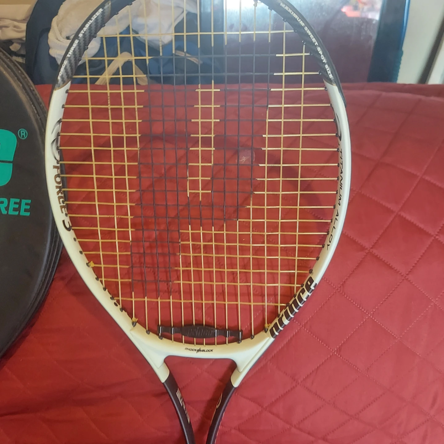 Prince Force Three Tennis Racquet with Cover - photo 2