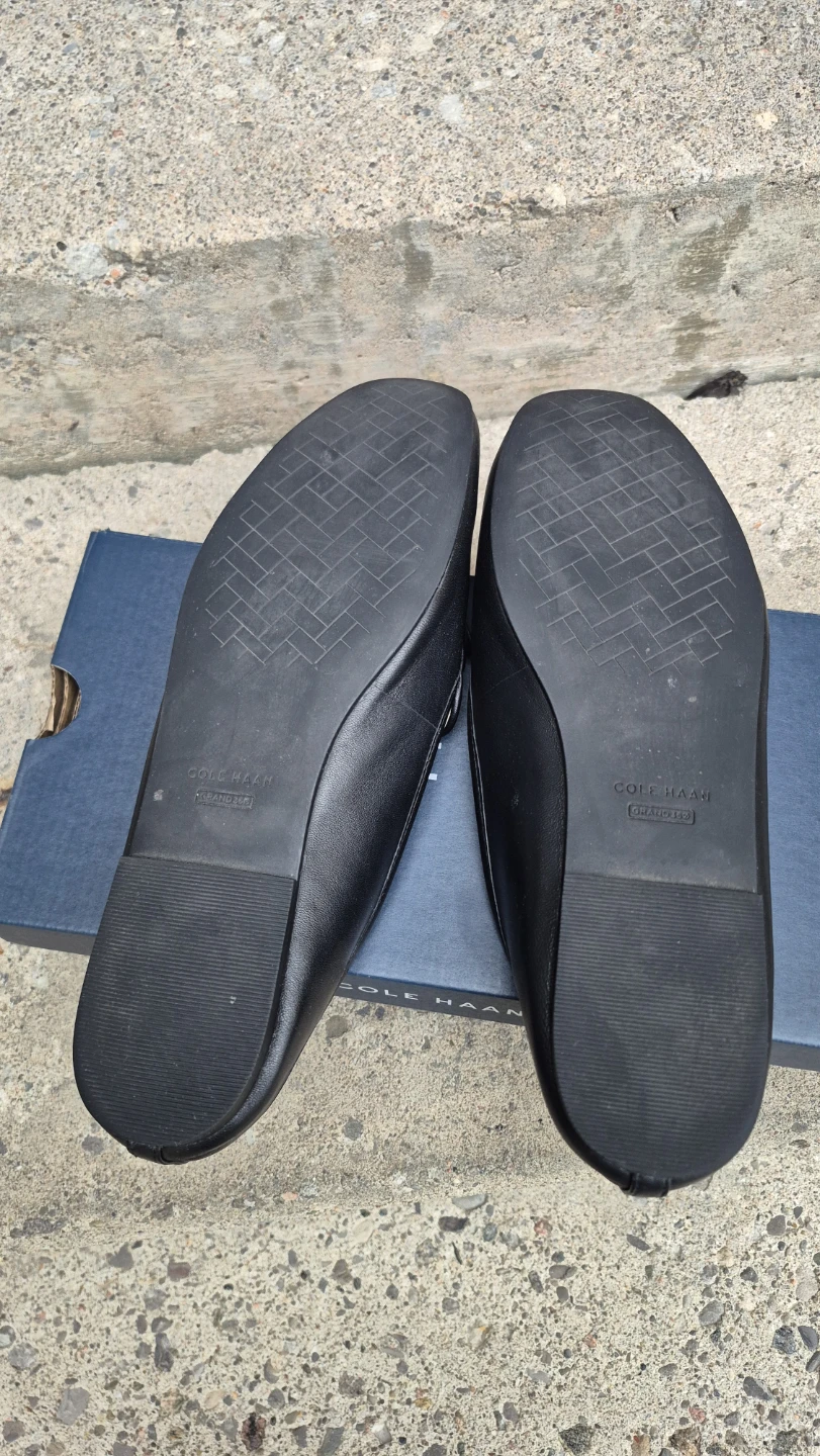 Cole Haan Black Leather Bow Loafers - photo 5
