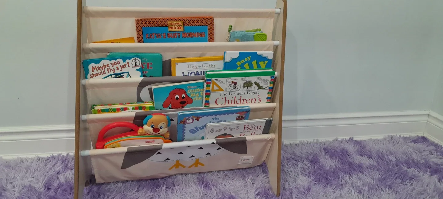 Kids' Fabric Book Holder with Owl Design - photo 2