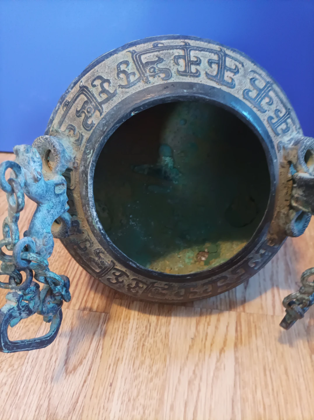 Antique Bronze Censer Incense Burner - photo 5