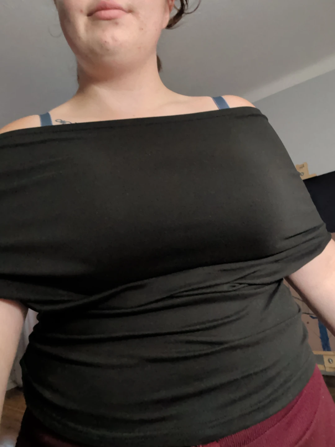 Black Off-the-Shoulder Top
