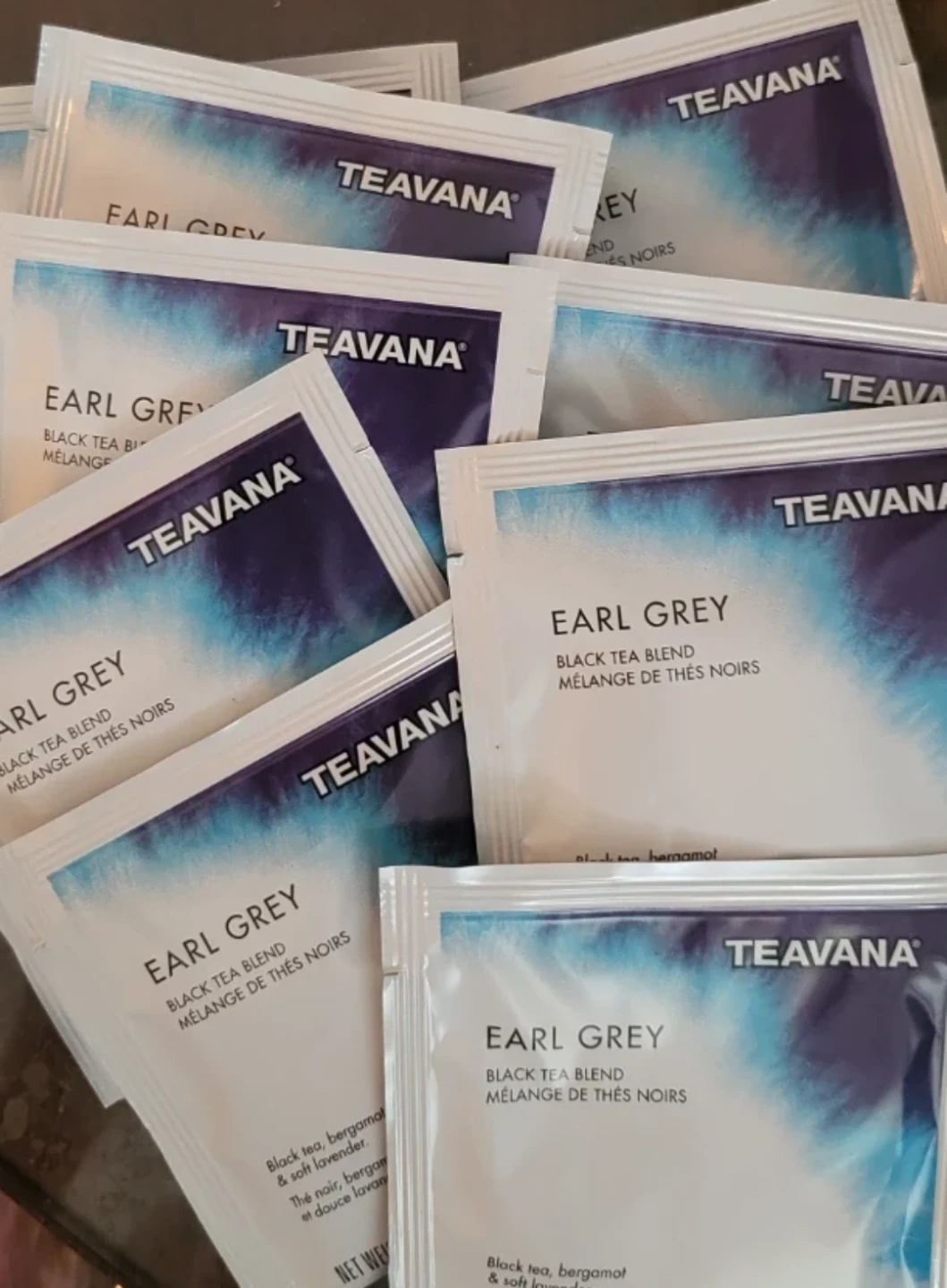 10 Teavana Earl Grey Black Tea Individual Packets