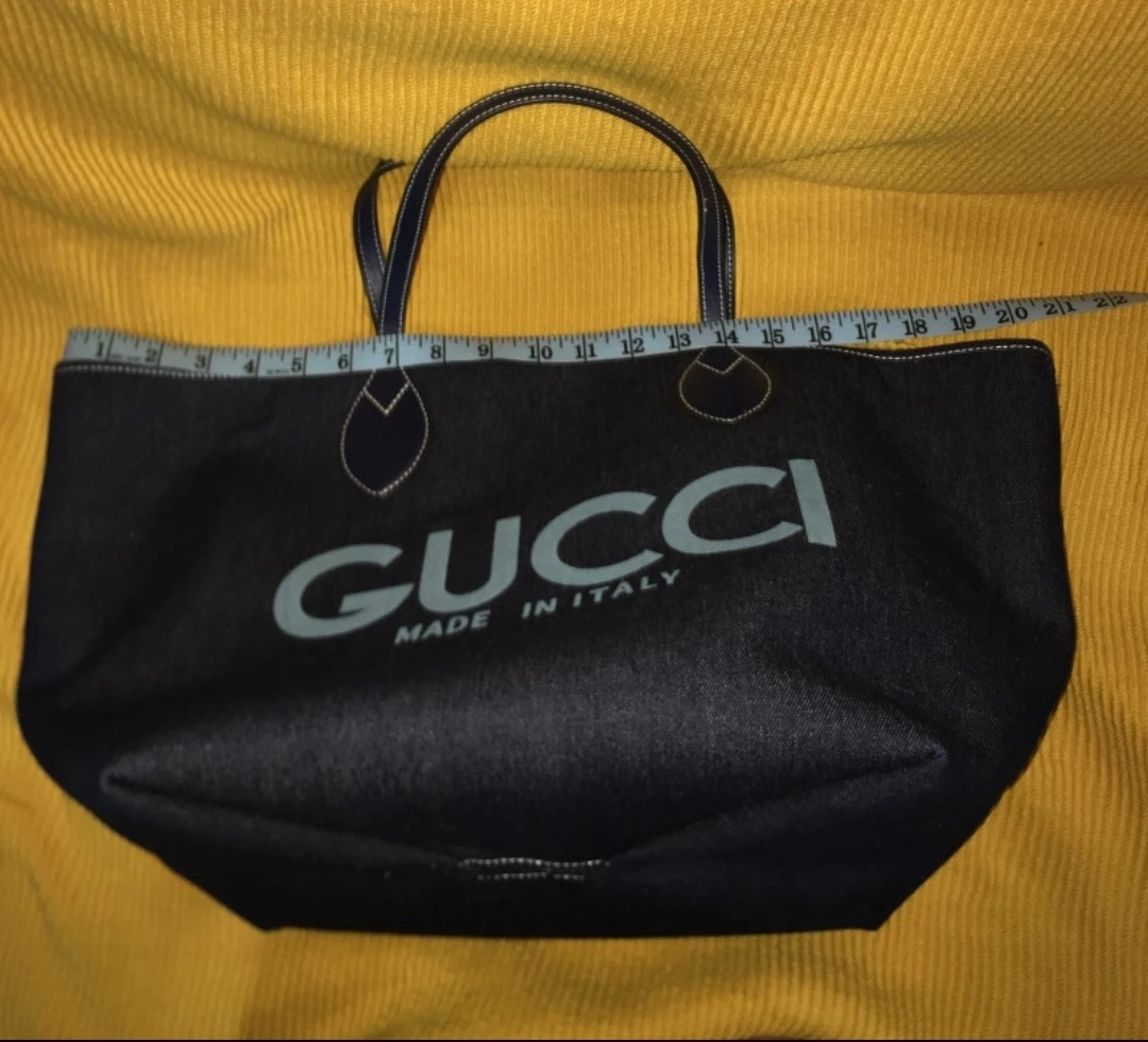 Gucci Denim Tote Bag - Made in Italy - photo 2