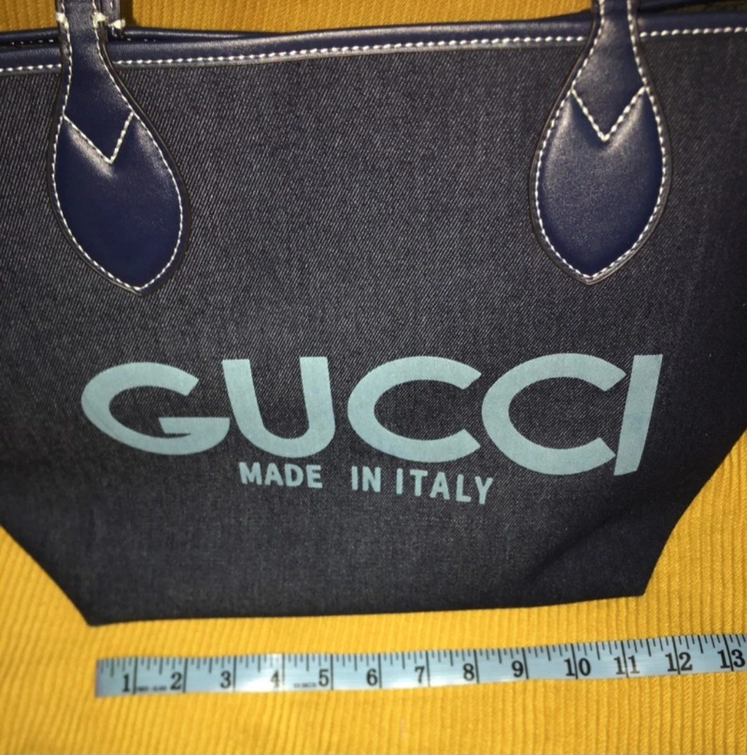 Gucci Denim Tote Bag - Made in Italy - photo 3