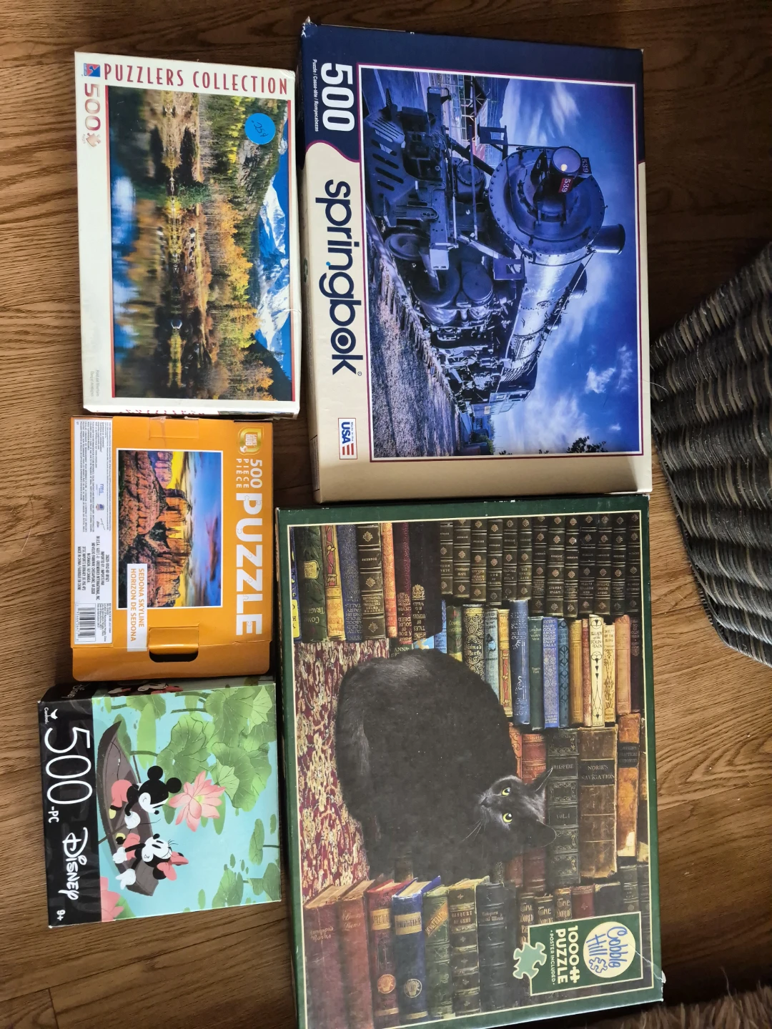 Puzzles and Puzzle Mat