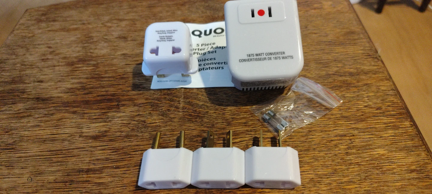 QUO Beauty 5 Piece Converter/Adaptor Plug Set - photo 3