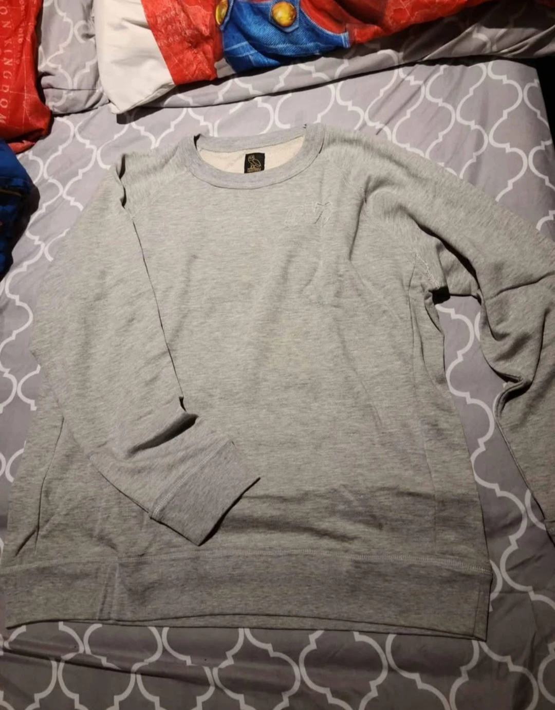 OVO Grey Sweatshirt and Shorts Set