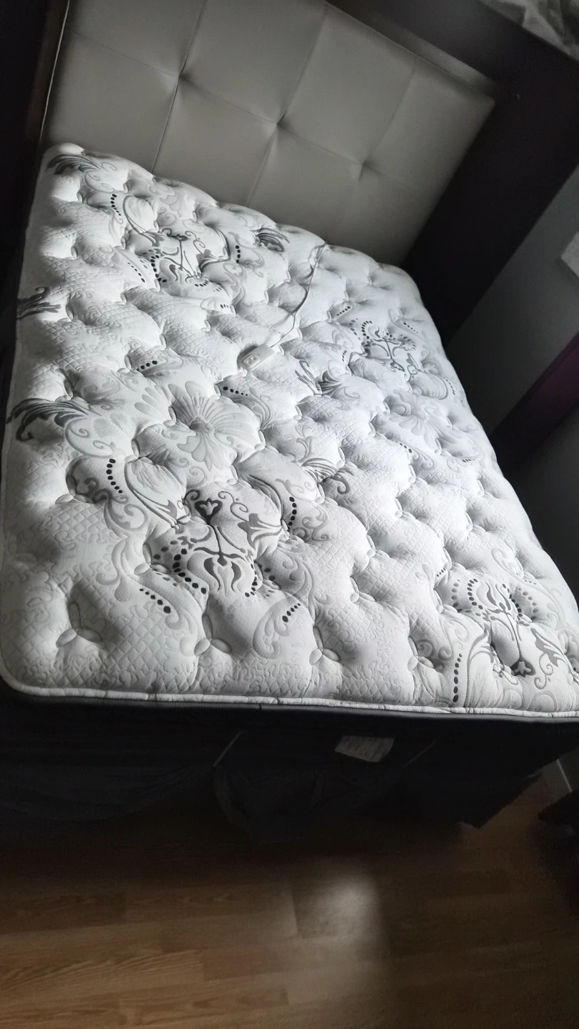 3 packaged items Mattress, adjustable base and steel frame