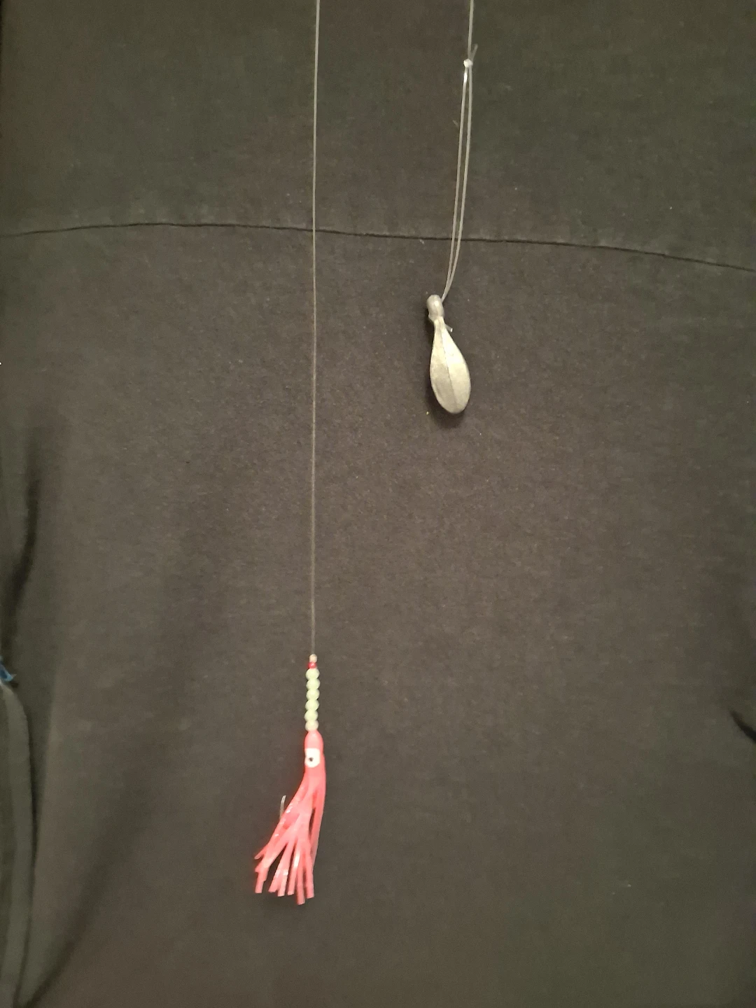 Fluke fishing rig with squid jig - photo 3