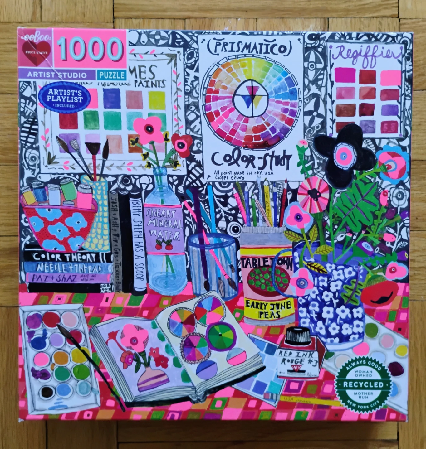 1000 Piece "Color Study" Artist Studio Puzzle