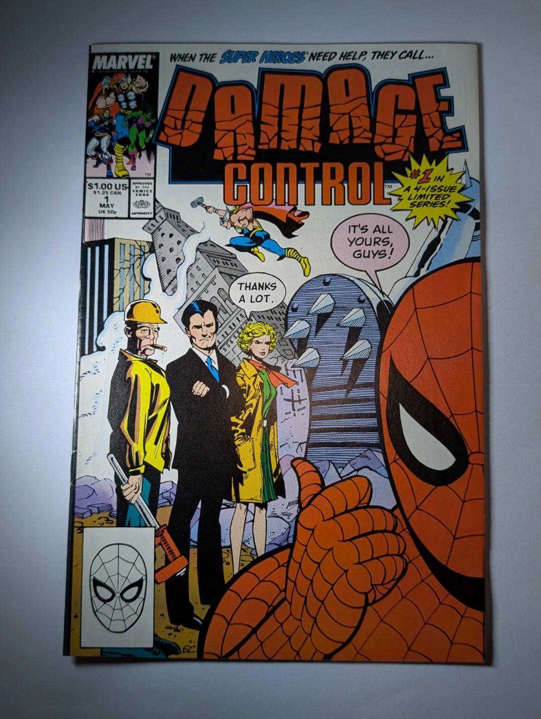 Marvel Damage Control Comic Lot (Issues #1-4)