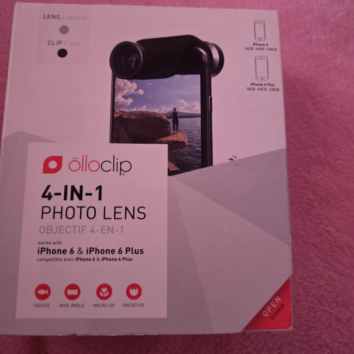 Photo lens for iPhone 6 or 6 plus