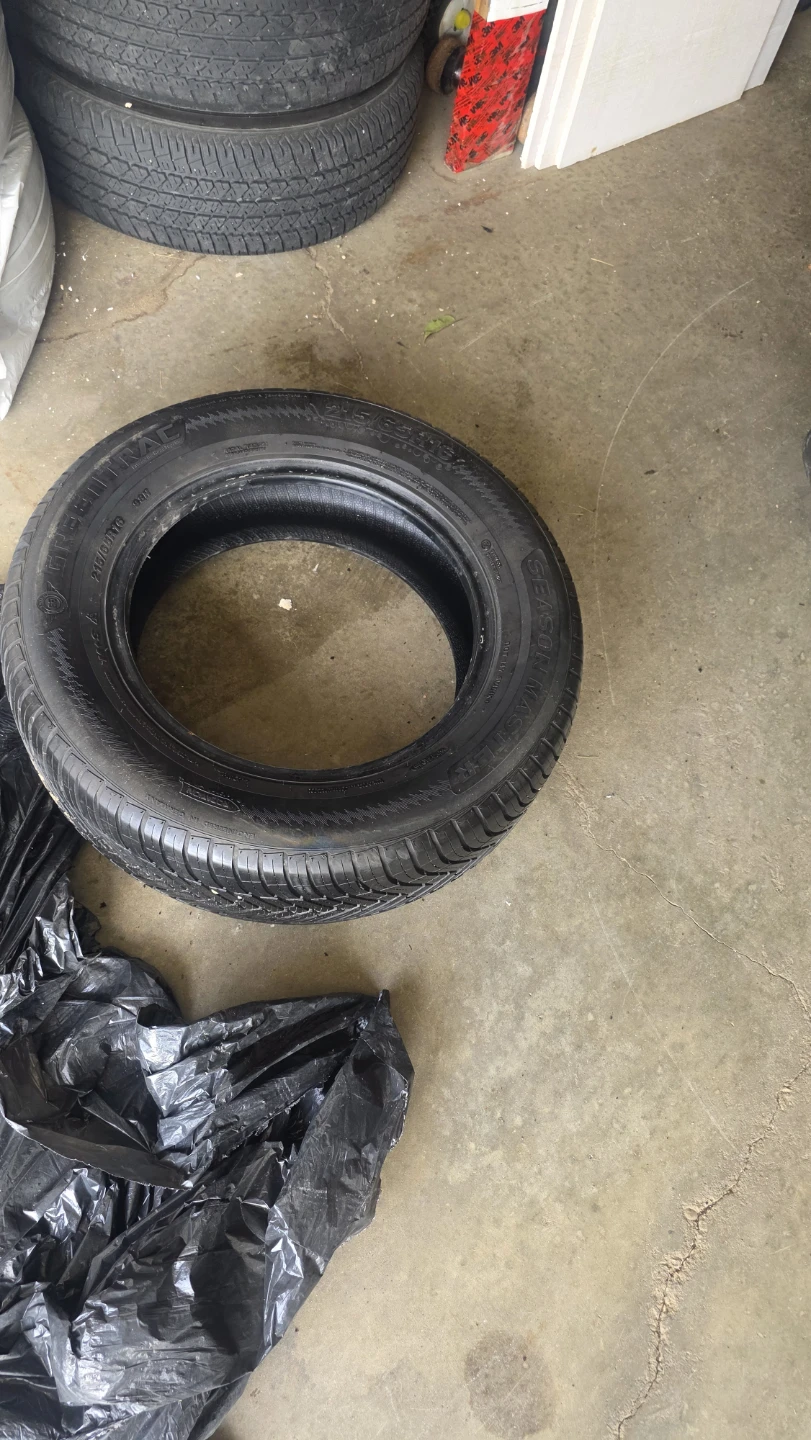 All season  tires used only few months sized 215 65R16