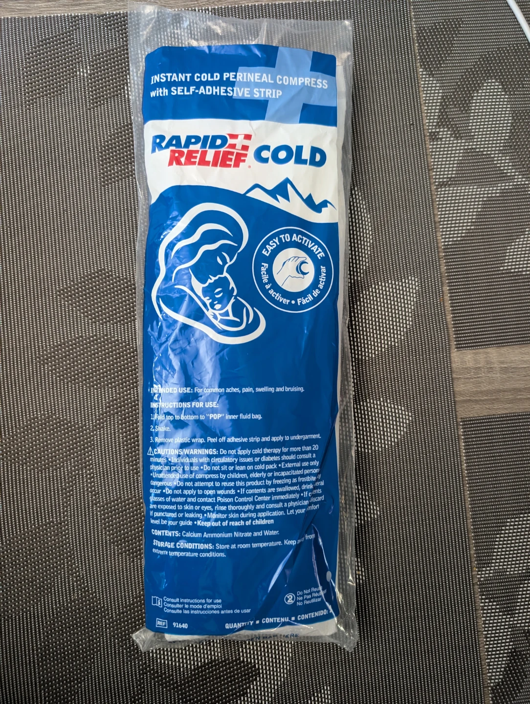 Rapid Relief Instant Cold Perineal Compress (set of 3)