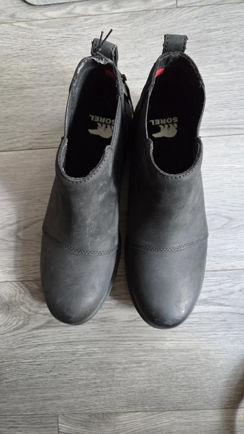 Sorel Black Waterproof Chelsea Boots W7.5