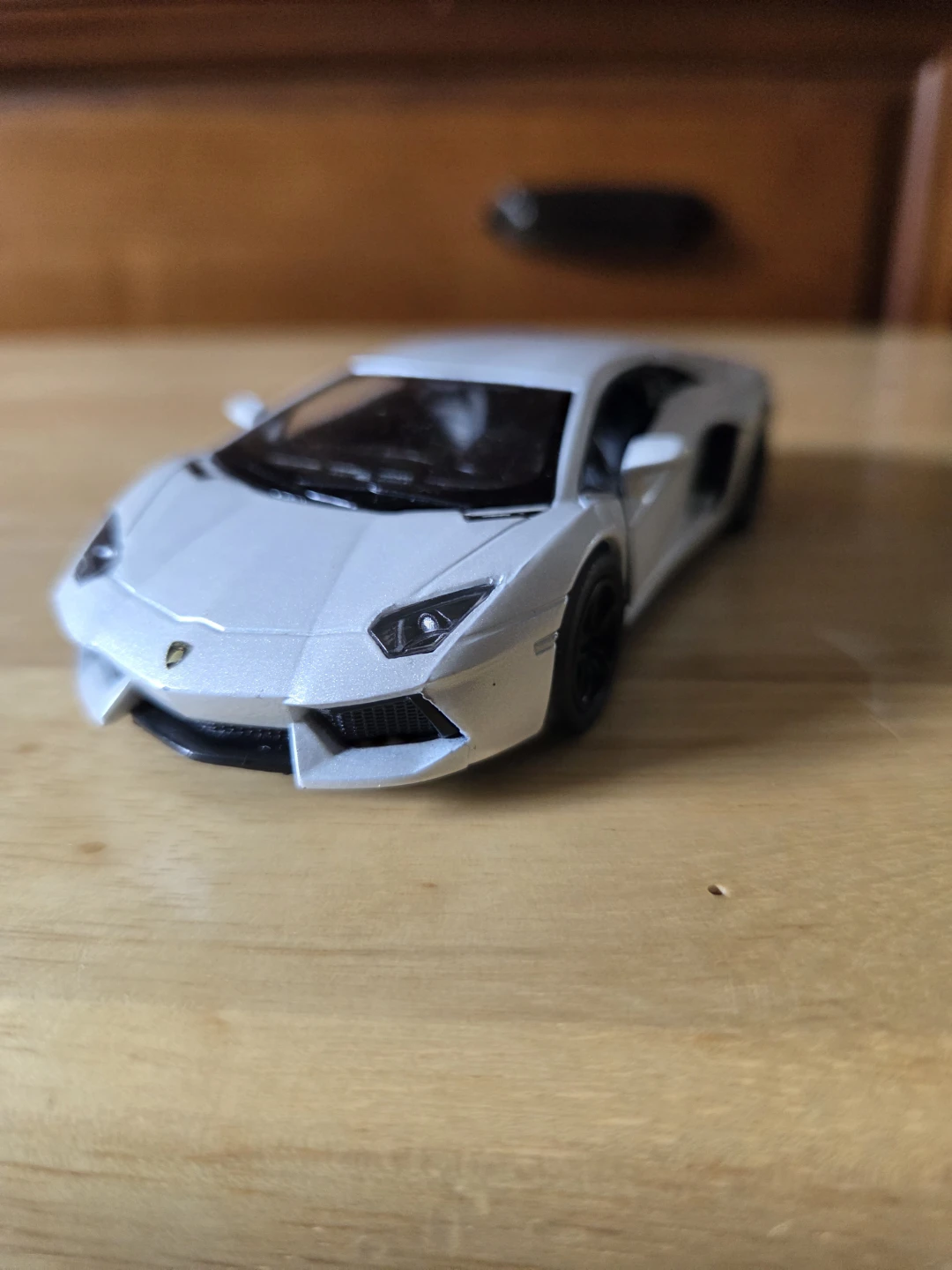 White Lamborghini Aventador Scale 1/38 Toy Car - photo 2