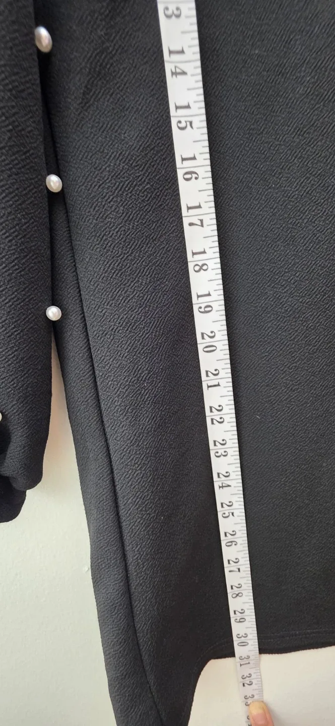 SHEIN Black Pearl Embellished Top - photo 5