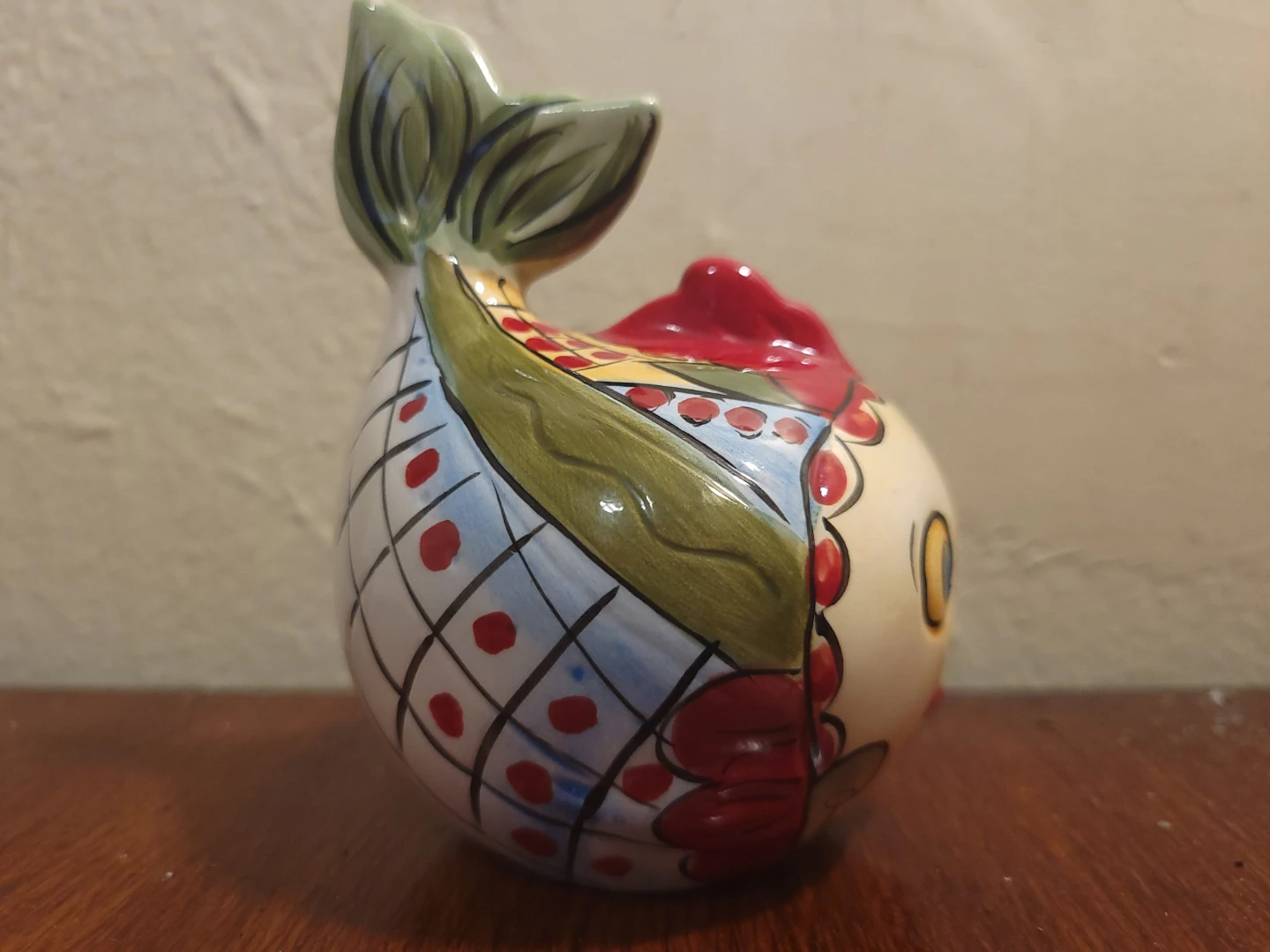 Ceramic Fish Shaped Jar with Lid - photo 3