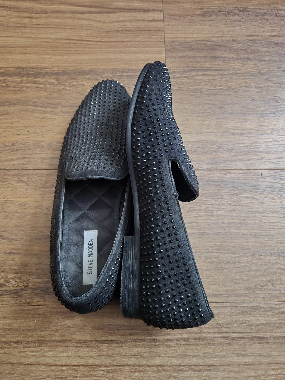 Steve Madden black studded loafers - photo 3