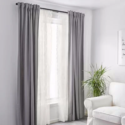 🪟IKEA White Lace Curtains🪟 - photo 5