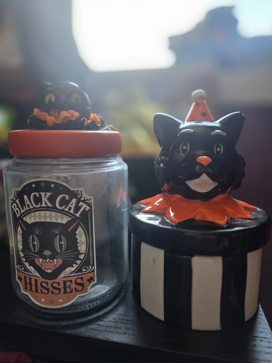 Halloween Black Cat Jar and Treat Box - photo 3