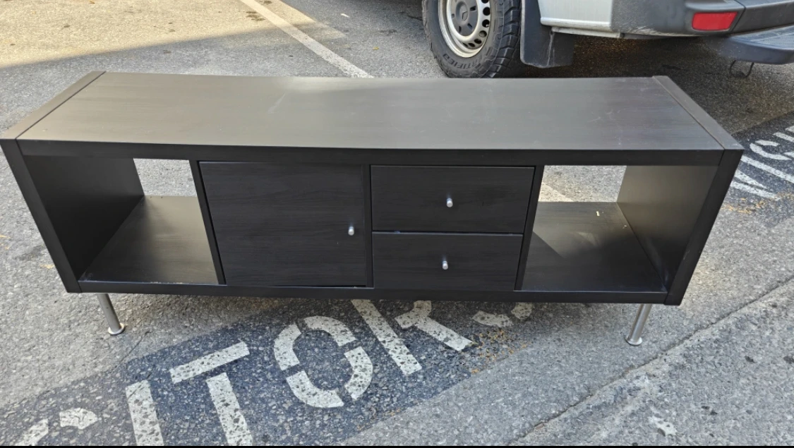 IKEA HEMNES TV Bench - Black-Brown