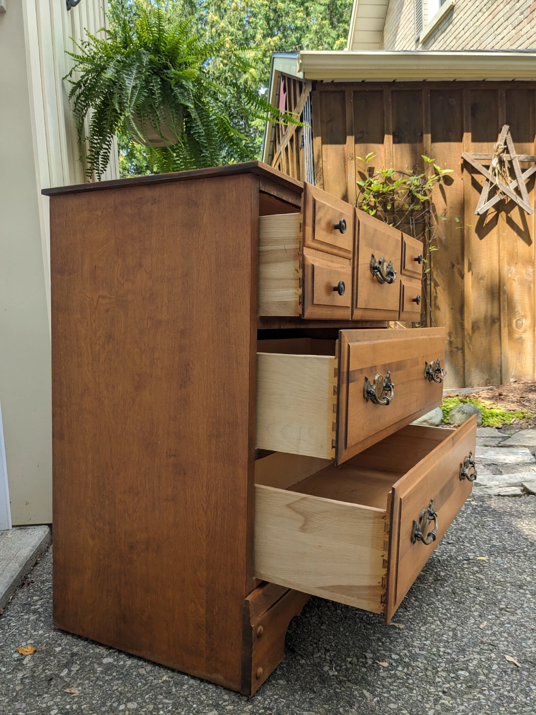 3 Drawer Wooden Chest - photo 3