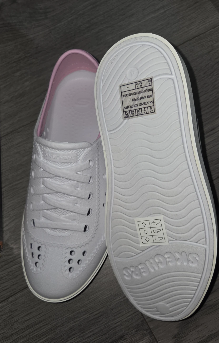 Skechers Foamies Breezy Steps Kids Shoes Size 4 - photo 2