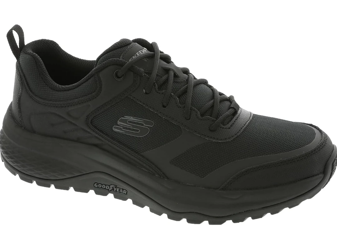 Skechers Men's Black Slip Resistant Work Shoes