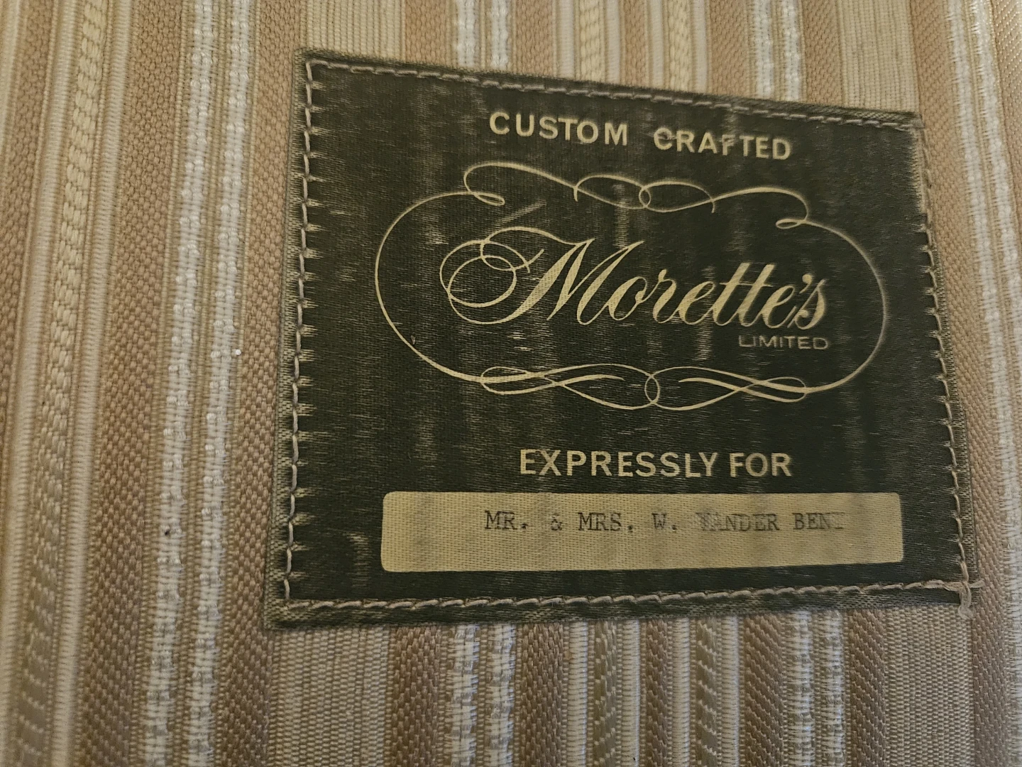 Morette's Limited Custom Crafted Sofa