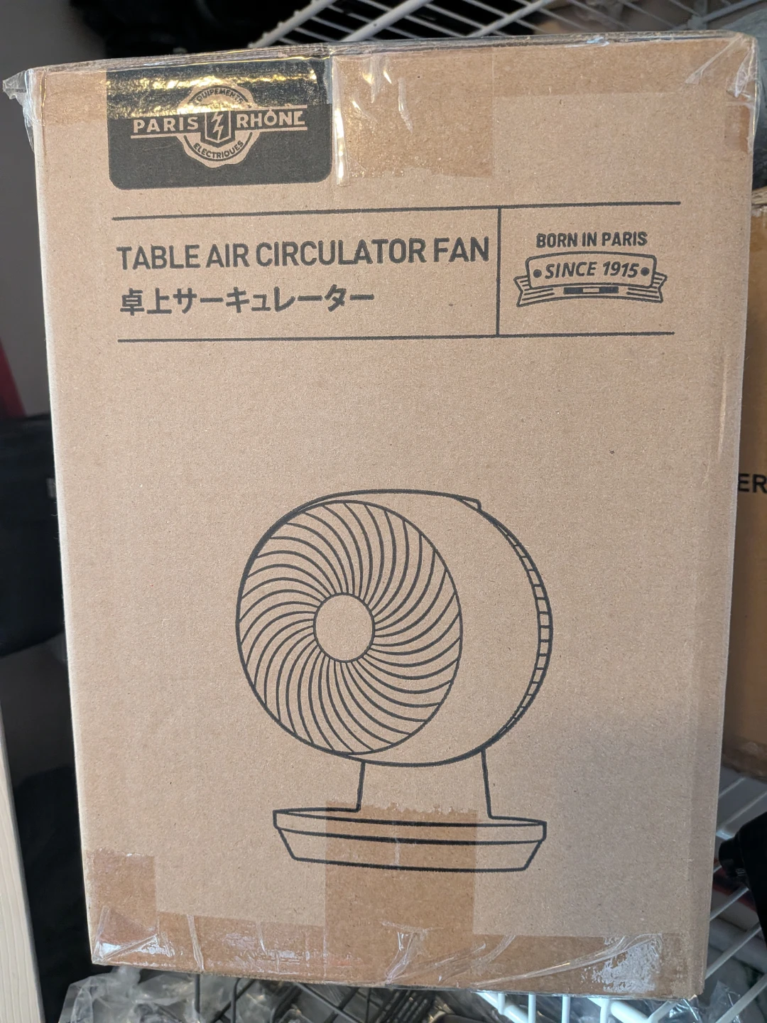 Paris Rhone Table Air Circulator Fan PF-TF022