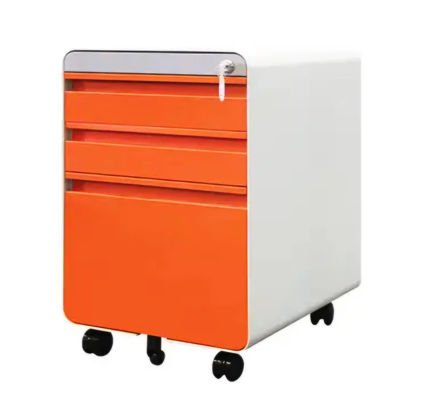 Mobile File Cabinet with 3 Drawers - photo 2