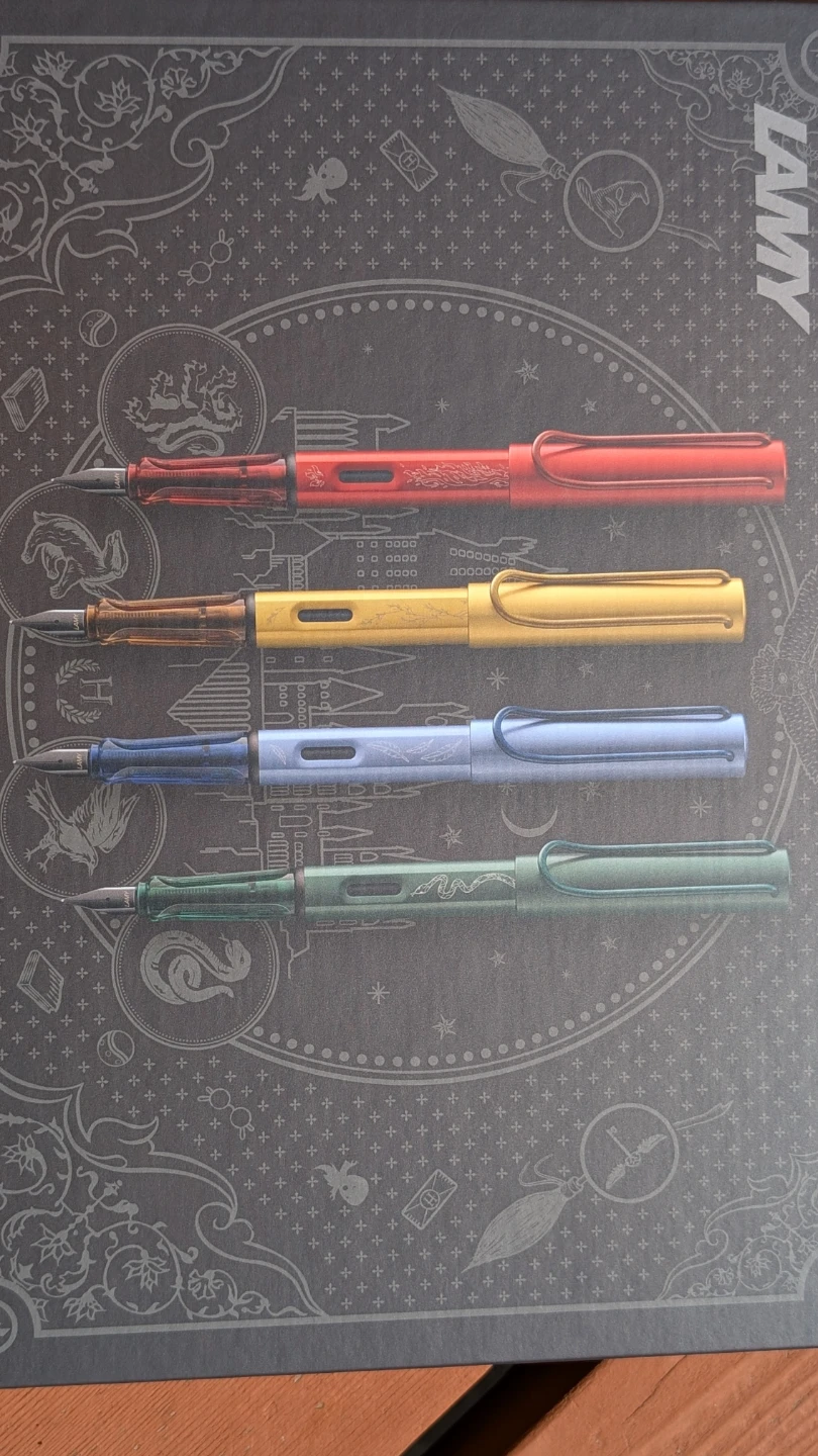 Harry Potter Lamy Al-Star Safari Fountain Pen Set - 4  houses - photo 3
