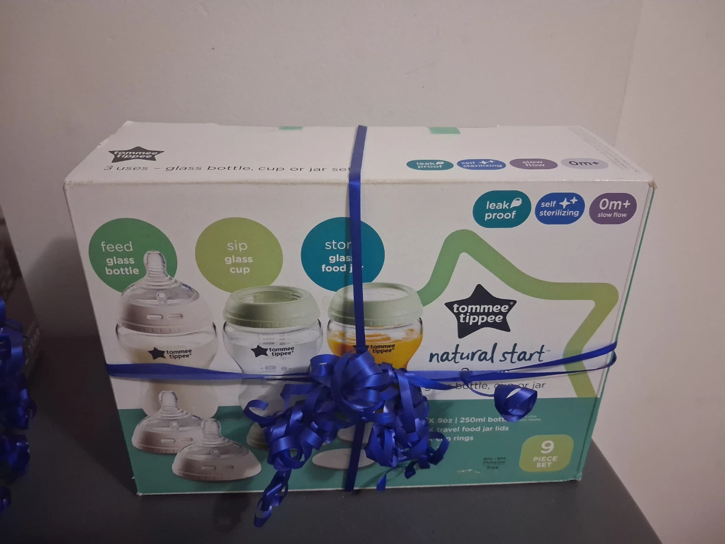 Tommee Tippee Natural Start 9 Piece Glass Bottle Set
