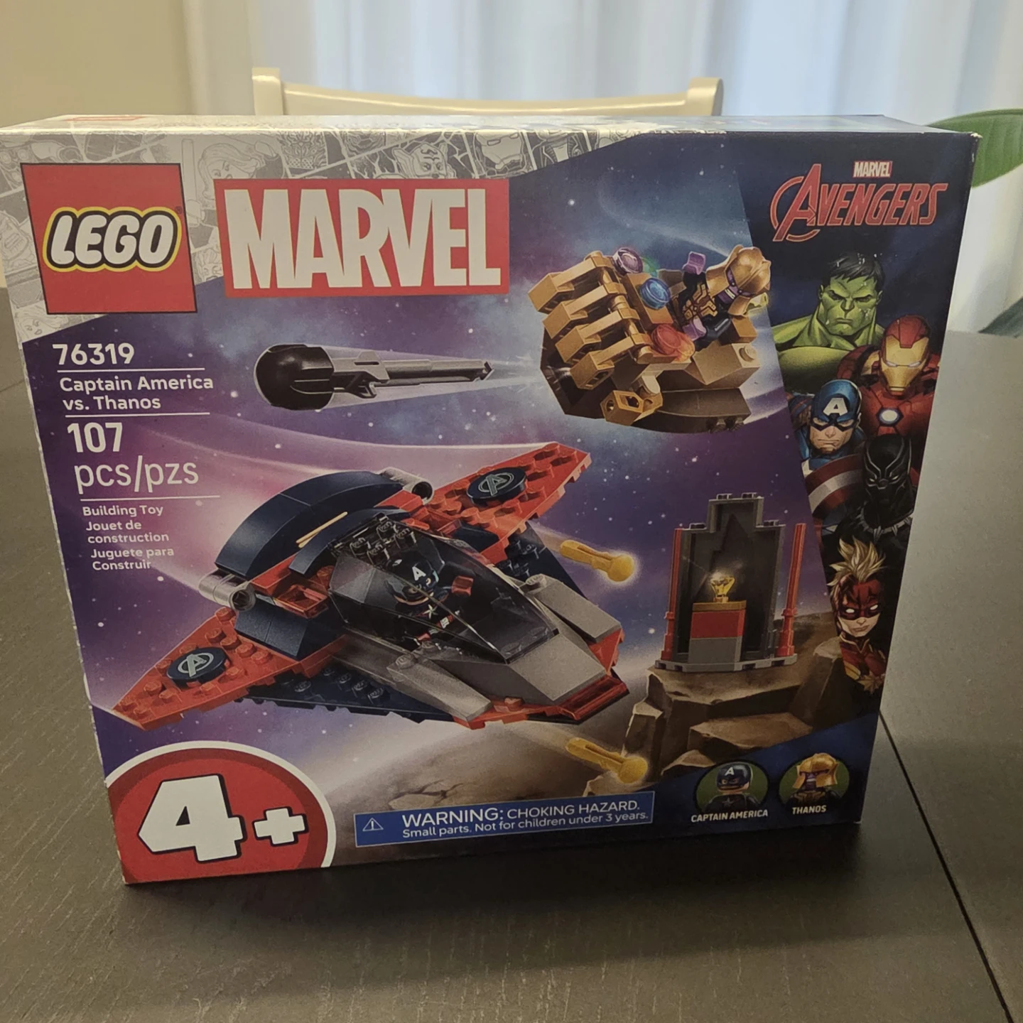 LEGO Marvel Avengers Captain America vs. Thanos 76319