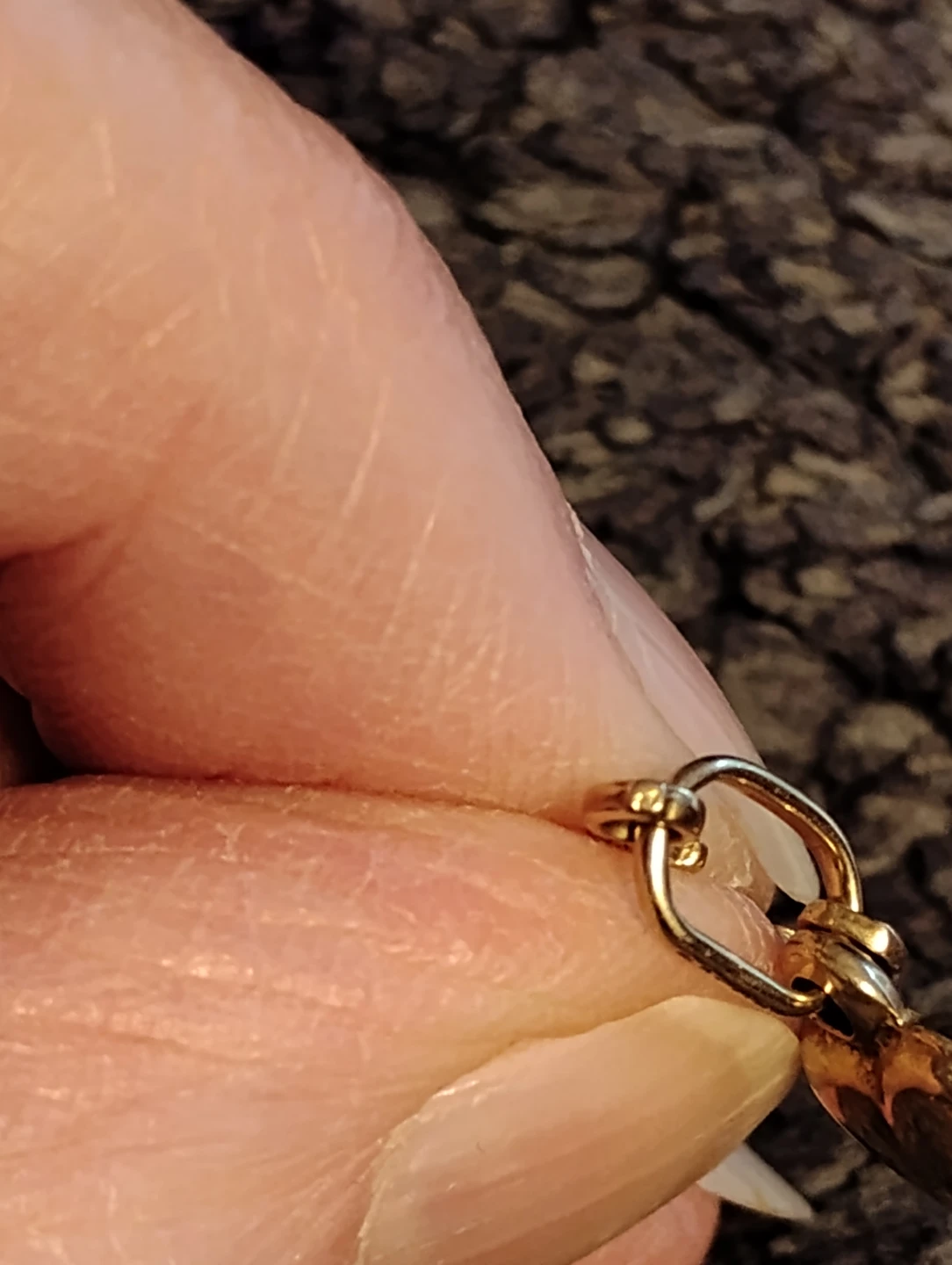 Vintage 10k Gold Faith Hope and Charity Charm - photo 4