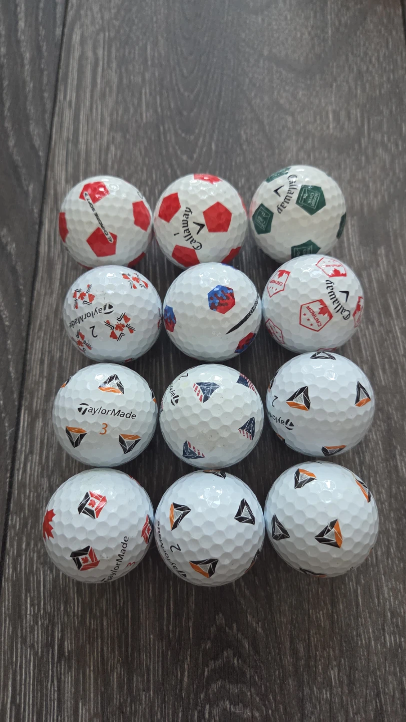 Golf Balls - Callaway, Taylormade, Vice and Colored Balls