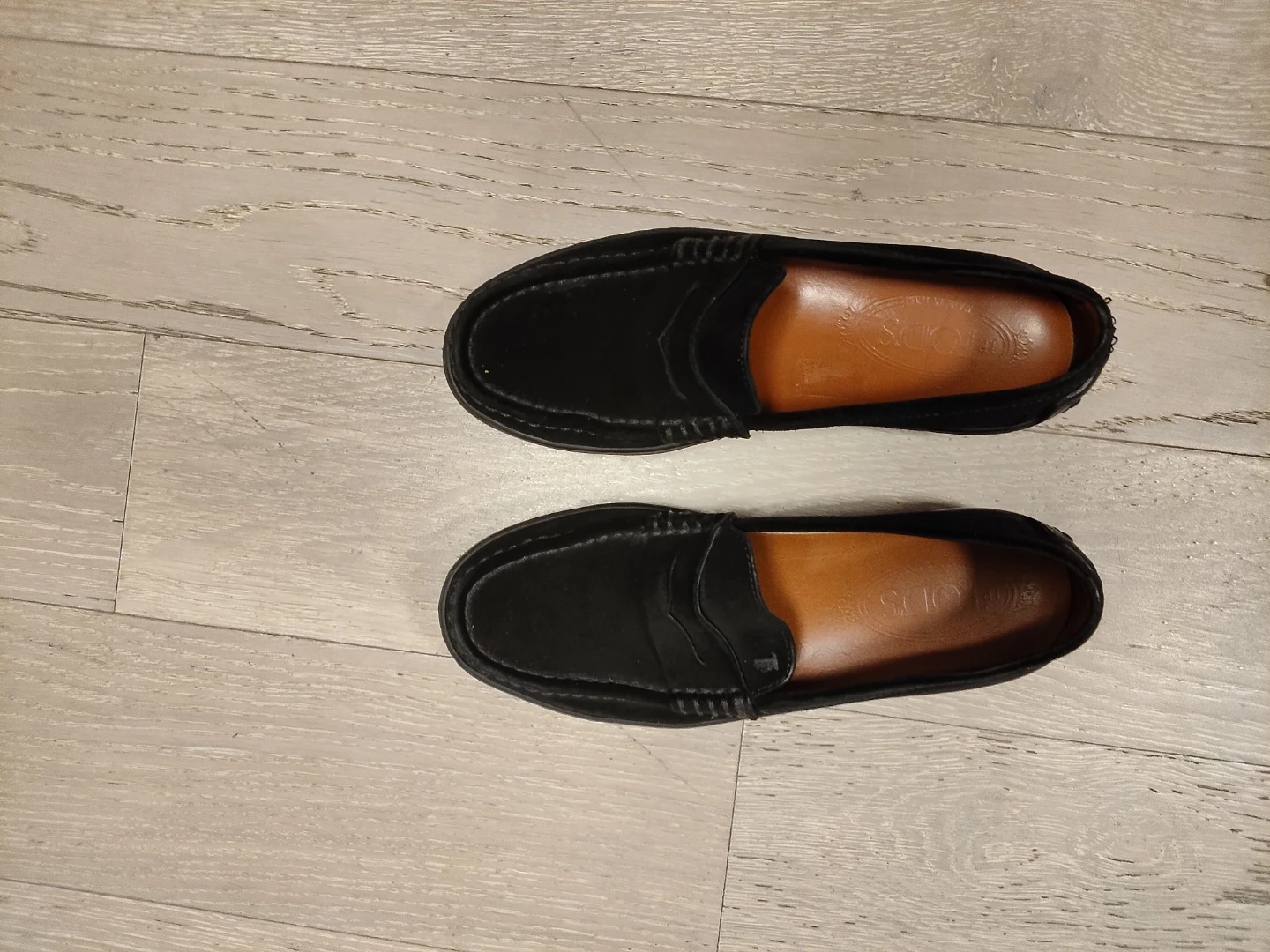 Tod's Black Suede  Loafers Size 36.5 EU (6.5 USA) - photo 4
