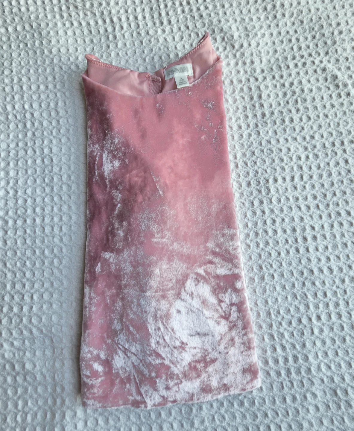 Gymboree Girls Pink Velvet Crop Top Size S (5-6) NWOT - photo 4