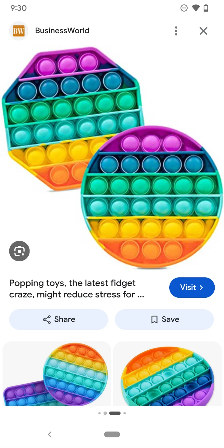Rainbow Pop-It Fidget Toy