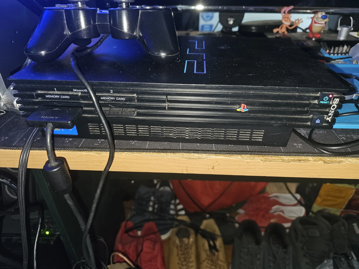 Ps2 fat modded with 1tb hard drive  and controller - photo 2