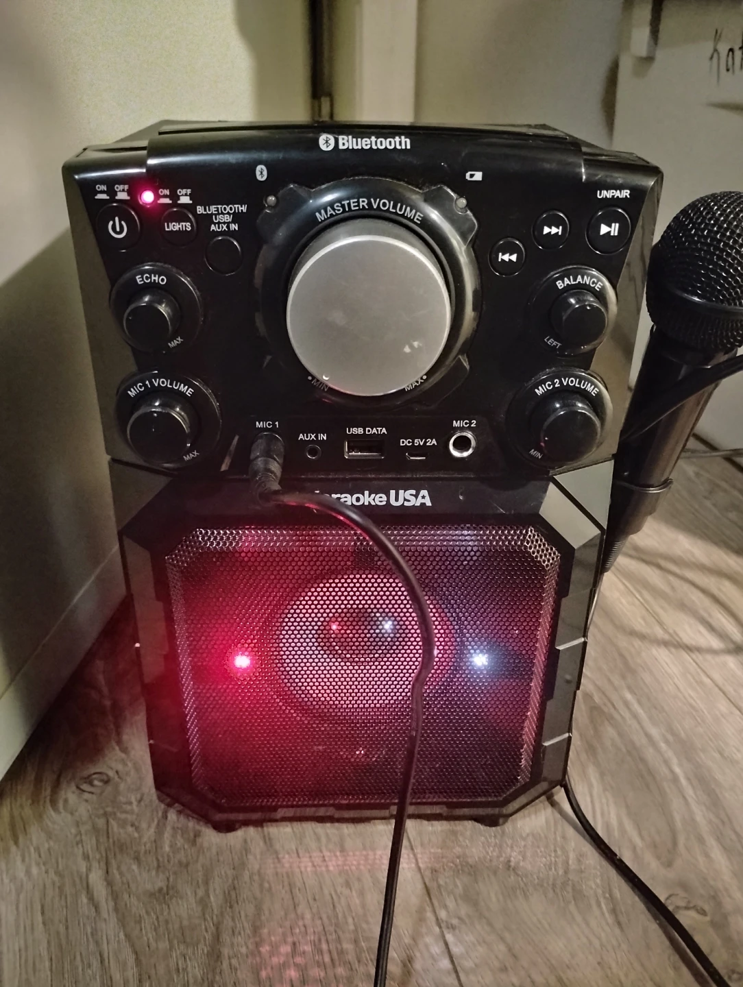 Karaoke USA Portable Bluetooth Speaker - photo 2