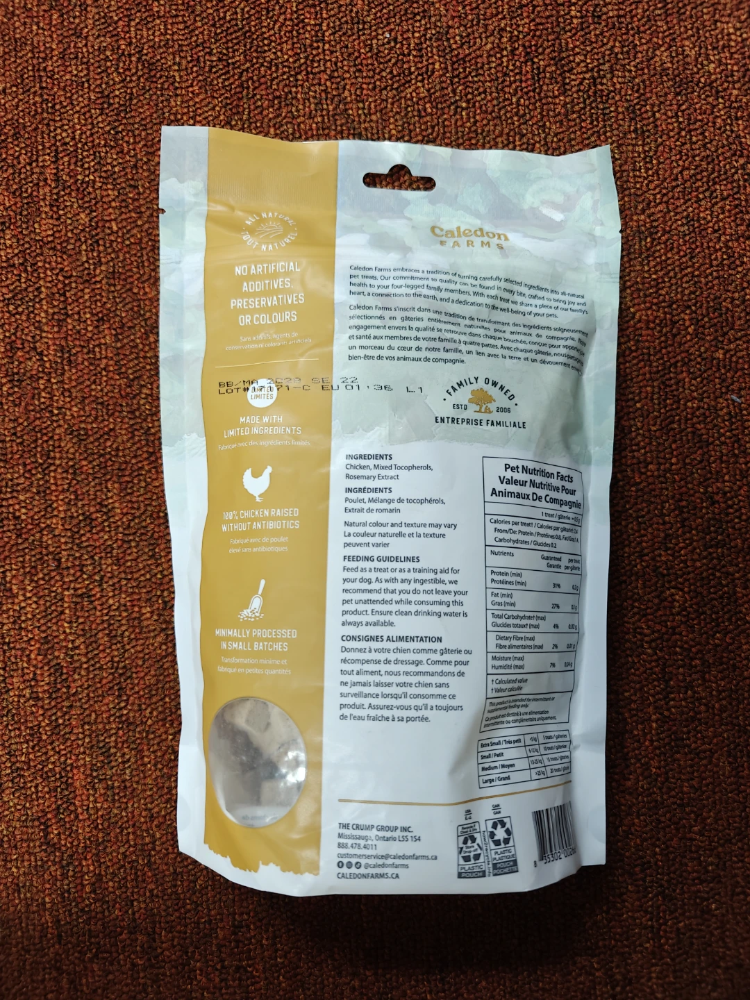Freeze Dried Chicken Morsels Dog Treats - photo 2