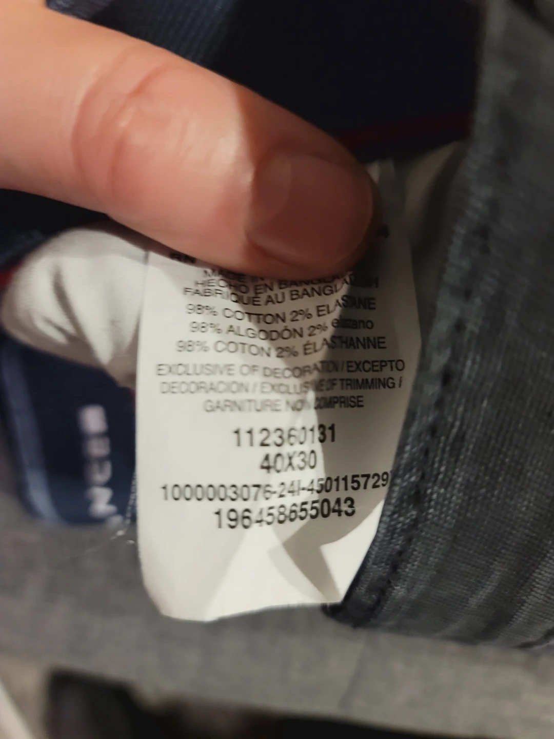 Mens black Wrangler Performance Pants 40x30 - photo 5