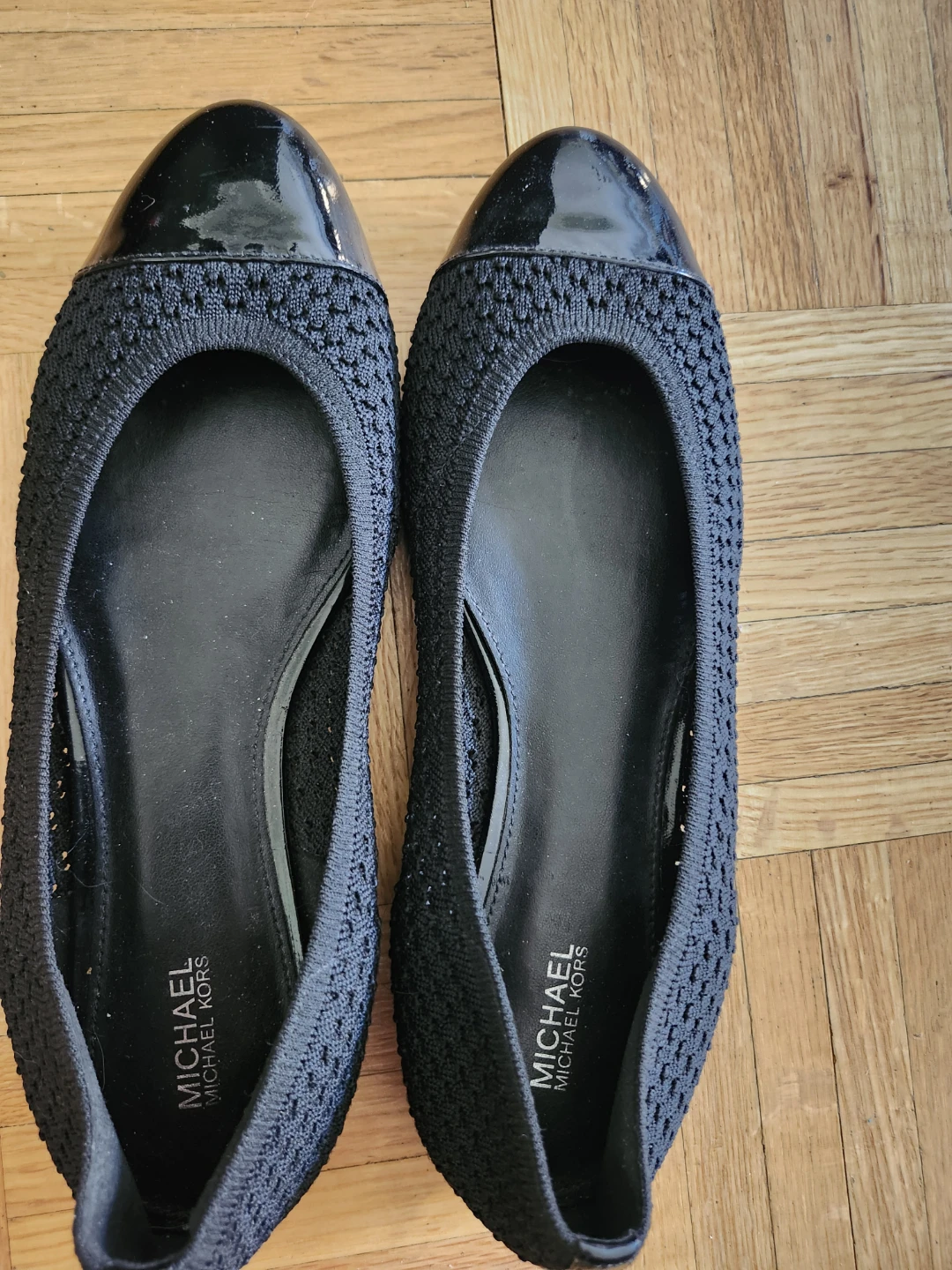 Michael Kors Black Ballet Flats