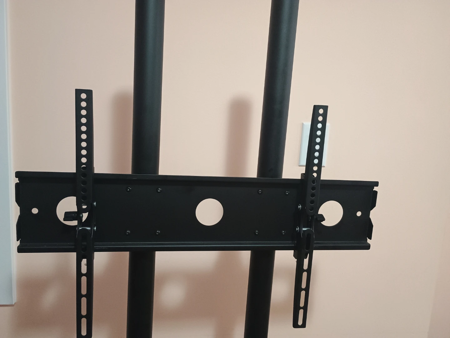 Rolling TV Stand with Shelf - photo 4