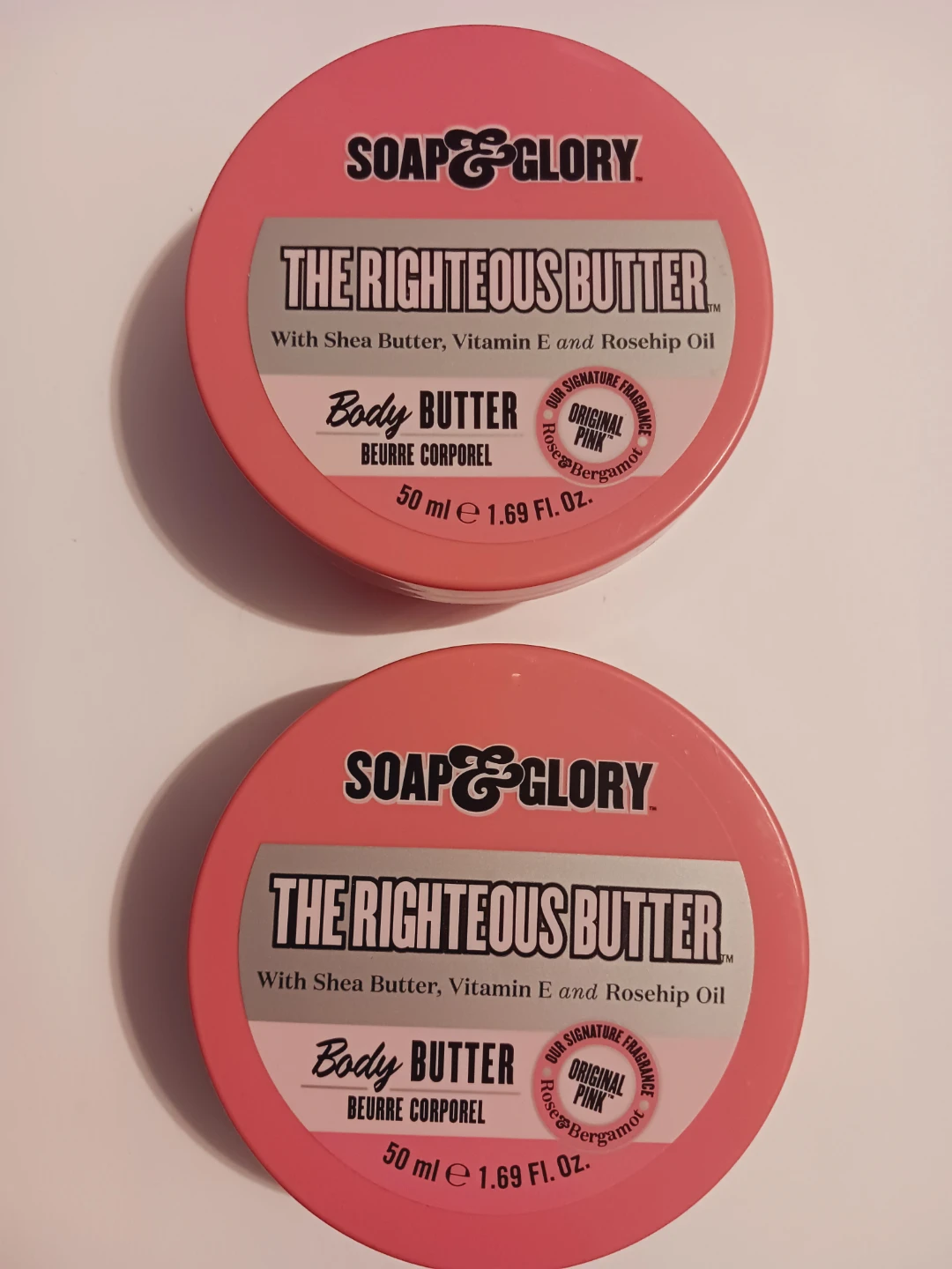 New! 2× Soap & Glory The Righteous Butter Body Butter 50ml