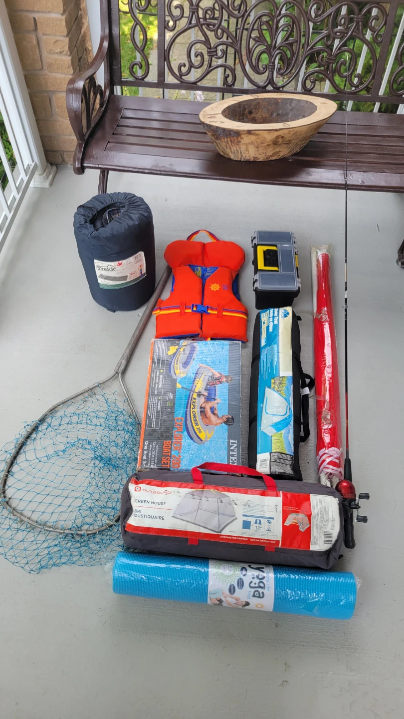 CAMPING: Tent, Boat, Fishing - photo 2